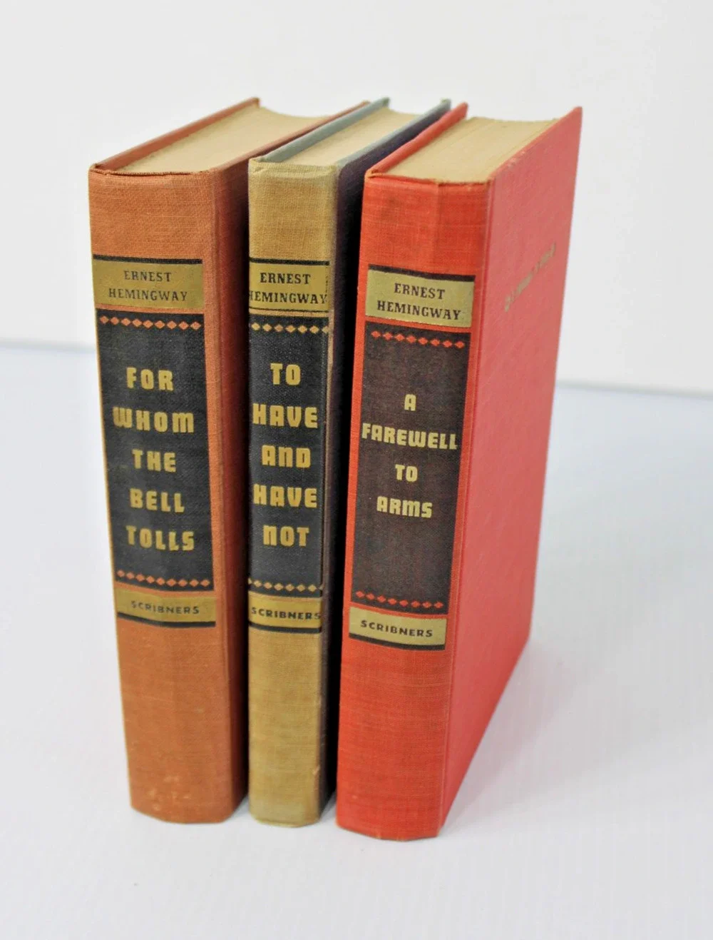 3 Volume Set- Ernest Hemingway- Farewell to Arms, To Have and Have Not, For Whom
